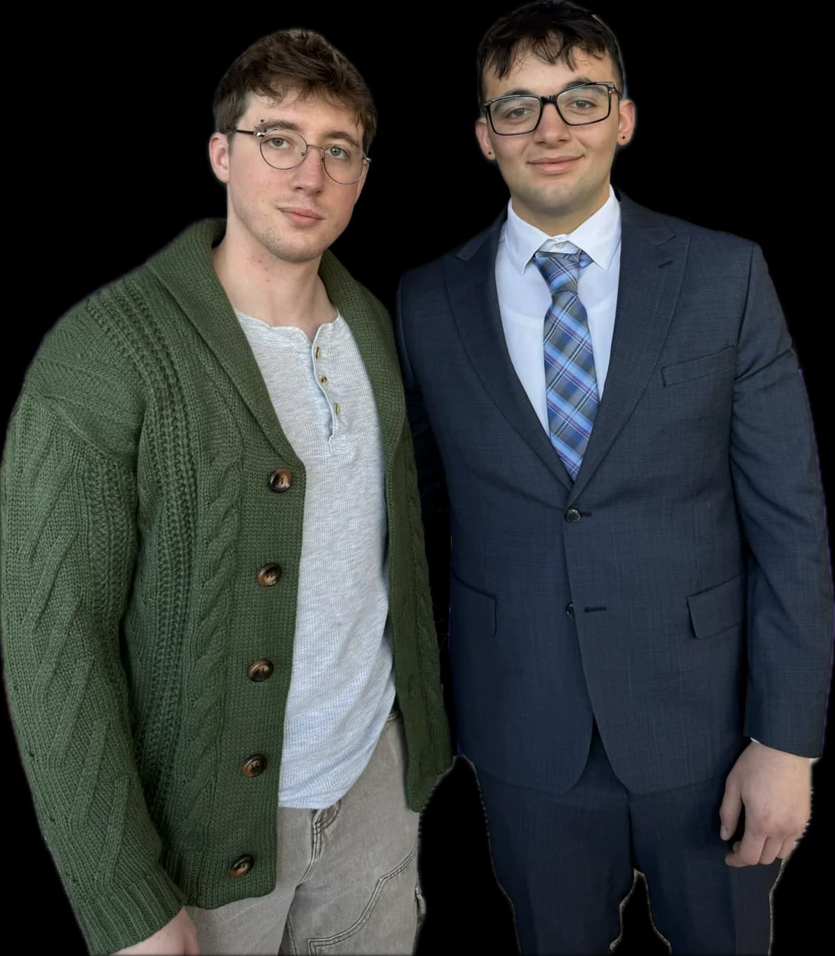 Tanner Gaffey and James Kemp of AllSet, web designers in St. Croix Falls, WI